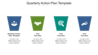 Quarterly action plan template ppt powerpoint presentation visual aids inspiration cpb