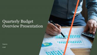 Quarterly Budget Overview Presentation PPT Presentation ACP