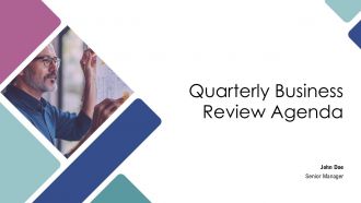 Quarterly Business Review Agenda PPT Information AT