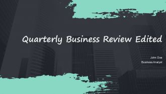 Quarterly Business Review Edited PPT Slides ACP