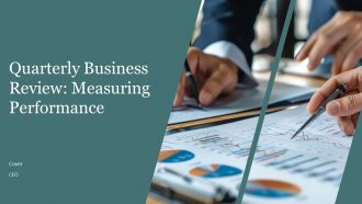 Quarterly Business Review Measuring Performance PPT Graphics AT