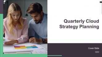Quarterly Cloud Strategy Planning And Deployment Roadmap PPT Guidelines AT