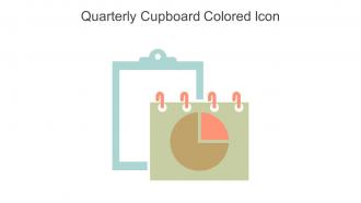 Quarterly Cupboard Colored Icon In Powerpoint Pptx Png And Editable Eps Format