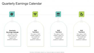 Quarterly Earnings Calendar In Powerpoint And Google Slides Cpb