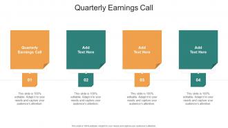 Quarterly Earnings Call In Powerpoint And Google Slides Cpb