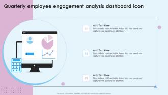Quarterly Employee Engagement Analysis Dashboard Icon
