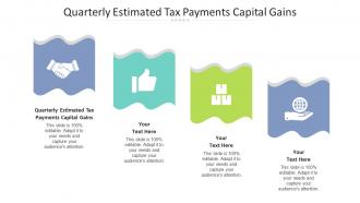 Quarterly estimated tax payments capital gains ppt powerpoint presentation inspiration cpb