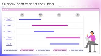 Quarterly Gantt Chart For Consultants