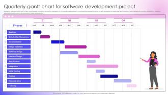 Quarterly Gantt Chart For Software Development Project