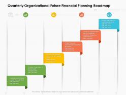 Quarterly organizational future financial planning roadmap