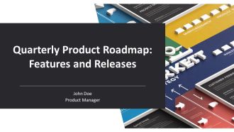 Quarterly Product Roadmap Features And Releases PPT Structure AT