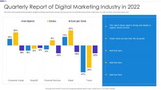 Quarterly Report Of Digital Marketing Industry In 2022