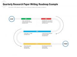 Quarterly research paper writing roadmap example