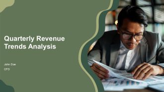 Quarterly Revenue Trends Analysis PPT Presentation AT