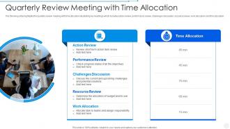 Quarterly Review Meeting With Time Allocation