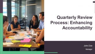 Quarterly Review Process Enhancing Accountability PPT Mockup AT