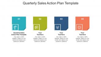 Quarterly sales action plan template ppt powerpoint presentation gallery smartart cpb