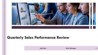 Quarterly Sales Performance Review PPT Outline AT
