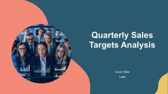 Quarterly Sales Targets Analysis PPT PowerPoint AT
