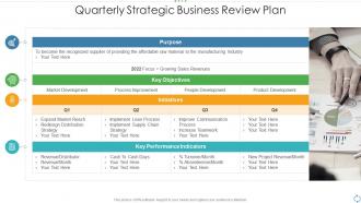 Quarterly strategic business review plan