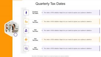 Quarterly Tax Dates In Powerpoint And Google Slides Cpb