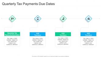 Quarterly Tax Payments Due Dates In Powerpoint And Google Slides Cpb