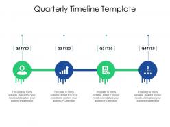 Quarterly timeline template ppt powerpoint presentation example file