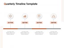 Quarterly timeline template ppt powerpoint presentation samples