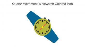 Quartz Movement Wristwatch Colored Icon In Powerpoint Pptx Png And Editable Eps Format