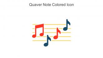 Quaver Note Colored Icon In Powerpoint Pptx Png And Editable Eps Format