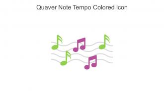 Quaver Note Tempo Colored Icon In Powerpoint Pptx Png And Editable Eps Format
