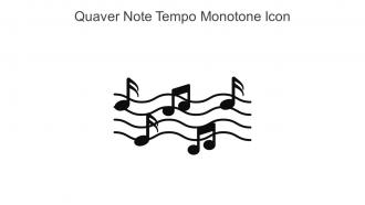 Quaver Note Tempo Monotone Icon In Powerpoint Pptx Png And Editable Eps Format
