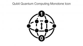 Qubit Quantum Computing Monotone Icon In Powerpoint Pptx Png And Editable Eps Format