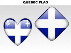 Quebec country powerpoint flags