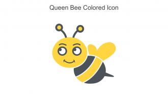 Queen Bee Colored Icon In Powerpoint Pptx Png And Editable Eps Format