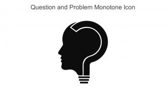 Question And Problem Monotone Icon In Powerpoint Pptx Png And Editable Eps Format