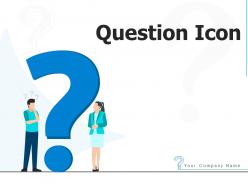 Question icon business organization analysis competition circle problems