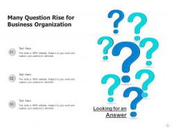 Question icon business organization analysis competition circle problems