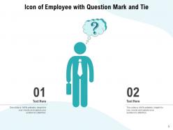 Question Icon Employee Electronic Monitor Representing Thoughts Objectives