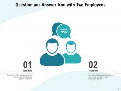 Question Icon Employee Electronic Monitor Representing Thoughts Objectives