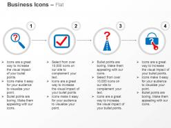 Question search checklist solution roadmap secure solutions ppt icons graphics