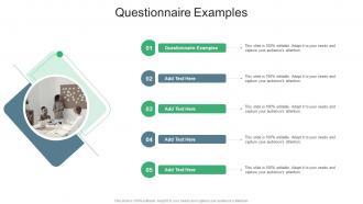 Questionnaire Examples In Powerpoint And Google Slides Cpb