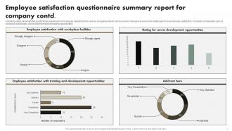 Questionnaire For Company Survey Impressive Informative