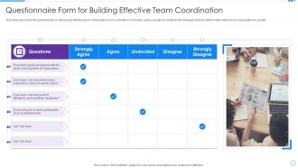Questionnaire Form For Building Effective Team Coordination