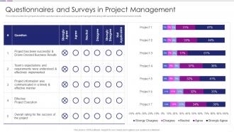 Questionnaires And Surveys In Project Management Quantitative Risk Analysis