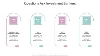 Questions Ask Investment Bankers In Powerpoint And Google Slides Cpb
