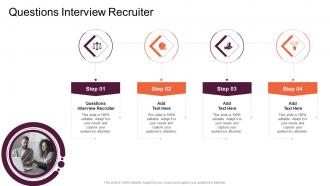 Questions Interview Recruiter In Powerpoint And Google Slides Cpb
