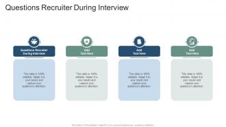Questions Recruiter During Interview In Powerpoint And Google Slides Cpb