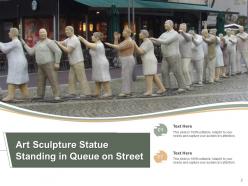 Queue Sculpture Customers Directional Arrow Attractions Curved