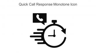 Quick Call Response Monotone Icon In Powerpoint Pptx Png And Editable Eps Format